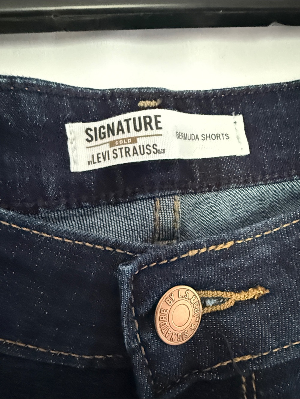 Signature by Levi Strauss Indigo Women’s Denim Bermuda Shorts